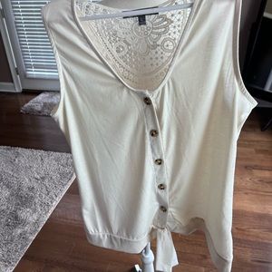 Tank top style button down